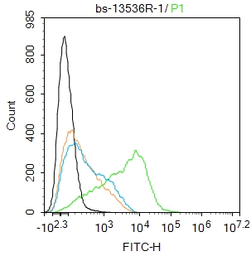 Anti-GPR43 antibody used in Flow cytometry (FCM). GTX00823