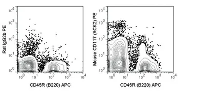 Anti-c-Kit antibody [ACK2] (PE) used in Flow cytometry (FCM). GTX01469-08