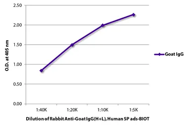 Rabbit Anti-Goat IgG antibody, pre-adsorbed (Biotin). GTX04169-02
