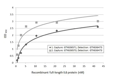 Human IL6 protein, His tag. GTX135982-pro