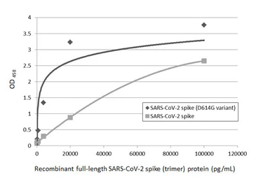 SARS-CoV-2 (COVID-19) Spike RBD ELISA Pair [HL1014 / HL1003]. GTX500046