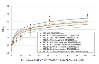SARS-CoV-2 (COVID-19) Spike RBD Protein Sandwich ELISA Kit. GTX536267