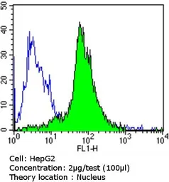Anti-GATA4 antibody used in Flow cytometry (FCM). GTX54530
