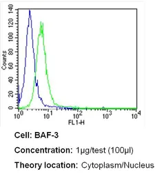 Anti-BCL3 antibody [Ham150-3.5] used in Flow cytometry (FCM). GTX79353