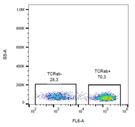 Anti-TCR alpha + TCR beta antibody [IP26] (Biotin) used in Flow cytometry (FCM). GTX80082