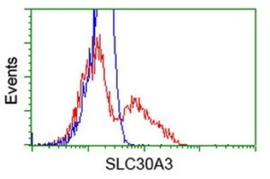 Anti-SLC30A3 antibody [2H6] used in Flow cytometry (FCM). GTX83623