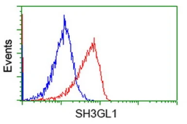Anti-SH3GL1 antibody [2F5] used in Flow cytometry (FCM). GTX83657