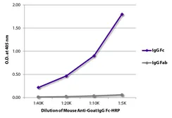 Mouse Anti-Goat IgG (Fc) antibody [SB115d] (HRP). GTX04167-01