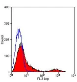 Anti-CD71 antibody [OX-26] (PE) used in Flow cytometry (FCM). GTX75150