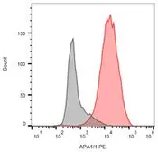 Anti-CD3 epsilon antibody [APA1/1] (PE) used in Flow cytometry (FCM). GTX80237